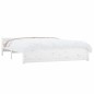 vidaXL Estructura de cama madera maciza blanco 150x200 cm vidaXL Estructura de cama madera maciza blanco 150x200 cm