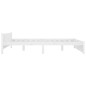 vidaXL Estructura de cama madera maciza blanco 150x200 cm vidaXL Estructura de cama madera maciza blanco 150x200 cm