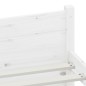 vidaXL Estructura de cama madera maciza blanco 150x200 cm vidaXL Estructura de cama madera maciza blanco 150x200 cm