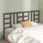vidaXL Cabecero de cama madera maciza de pino gris 186x4x100 cm vidaXL Cabecero de cama madera maciza de pino gris 186x4x100 cm