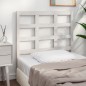 vidaXL Cabecero de cama madera maciza de pino blanco 105,5x4x100 cm vidaXL Cabecero de cama madera maciza de pino blanco 105,5x4x100 cm