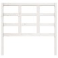 vidaXL Cabecero de cama madera maciza de pino blanco 105,5x4x100 cm vidaXL Cabecero de cama madera maciza de pino blanco 105,5x4x100 cm