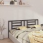 vidaXL Cabecero de cama madera maciza de pino gris 186x4x100 cm vidaXL Cabecero de cama madera maciza de pino gris 186x4x100 cm