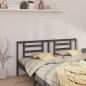 vidaXL Cabecero de cama madera maciza de pino gris 186x4x100 cm vidaXL Cabecero de cama madera maciza de pino gris 186x4x100 cm