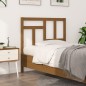 vidaXL Cabecero de cama madera maciza pino marrón miel 105,5x4x100 cm vidaXL Cabecero de cama madera maciza pino marrón miel 105,5x4x100 cm