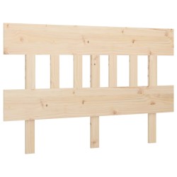 vidaXL Cabecero de cama madera maciza de pino 138,5x3x81 cm