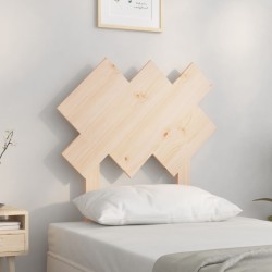 vidaXL Cabecero de cama madera maciza de pino 72,5x3x81 cm