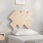 vidaXL Cabecero de cama madera maciza de pino 72,5x3x81 cm