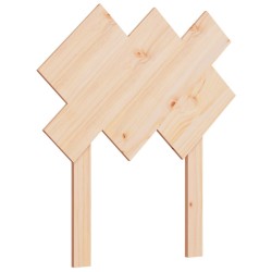 vidaXL Cabecero de cama madera maciza de pino 72,5x3x81 cm