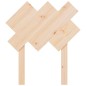 vidaXL Cabecero de cama madera maciza de pino 72,5x3x81 cm