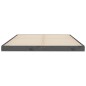 vidaXL Estructura de cama madera maciza de pino gris 135x190 cm