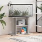 vidaXL Soporte para acuario madera ingeniería gris Sonoma 80x35x60 cm vidaXL Soporte para acuario madera ingeniería gris Sonoma 80x35x60 cm