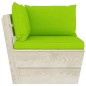 vidaXL Muebles de jardín de palets 6 piezas y cojines madera de abeto vidaXL Muebles de jardín de palets 6 piezas y cojines madera de abeto