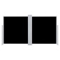 vidaXL Toldo lateral retráctil negro 120x600 cm vidaXL Toldo lateral retráctil negro 120x600 cm
