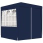 vidaXL Carpa profesional de fiestas con paredes azul 90 g/m² 2,5x2,5 m vidaXL Carpa profesional de fiestas con paredes azul 90 g/m² 2,5x2,5 m