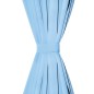 vidaXL Cortinas de micro-raso con bucles 2 unidades 140x225cm turquesa vidaXL Cortinas de micro-raso con bucles 2 unidades 140x225cm turquesa