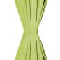vidaXL Cortinas de micro-raso con bucles 2 unidades 140x175cm verde vidaXL Cortinas de micro-raso con bucles 2 unidades 140x175cm verde