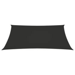vidaXL Toldo de vela rectangular tela Oxford gris antracita 3x4,5 m