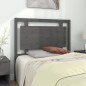 vidaXL Cabecero de cama madera maciza de pino gris 105,5x4x100 cm vidaXL Cabecero de cama madera maciza de pino gris 105,5x4x100 cm