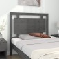 vidaXL Cabecero de cama madera maciza de pino gris 105,5x4x100 cm vidaXL Cabecero de cama madera maciza de pino gris 105,5x4x100 cm