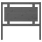 vidaXL Cabecero de cama madera maciza de pino gris 105,5x4x100 cm vidaXL Cabecero de cama madera maciza de pino gris 105,5x4x100 cm