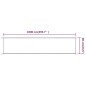 vidaXL Toldo vertical tela oxford azul 60x1000 cm vidaXL Toldo vertical tela oxford azul 60x1000 cm