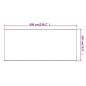 vidaXL Toldo vertical tela oxford azul 180x600 cm vidaXL Toldo vertical tela oxford azul 180x600 cm