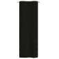 vidaXL Toldo pantalla para balcón de tela oxford negro 80x240 cm
