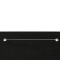 vidaXL Toldo pantalla para balcón de tela oxford negro 80x240 cm