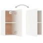 vidaXL Set de muebles de salón TV 7 piezas madera de ingeniería blanco