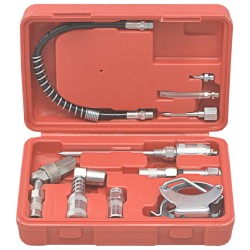 vidaXL Kit de accesorios de lubricación 11 piezas