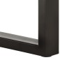 vidaXL Banco con borde irregular madera maciza de acacia y acero 110cm vidaXL Banco con borde irregular madera maciza de acacia y acero 110cm