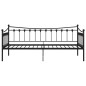 vidaXL Estructura de sofá cama de metal negro 90x200 cm vidaXL Estructura de sofá cama de metal negro 90x200 cm