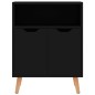 vidaXL Aparador de madera de ingeniería negro 60x30x72 cm vidaXL Aparador de madera de ingeniería negro 60x30x72 cm