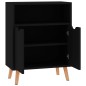 vidaXL Aparador de madera de ingeniería negro 60x30x72 cm vidaXL Aparador de madera de ingeniería negro 60x30x72 cm