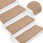 vidaXL Alfombrillas autoadhesivas de escalera 15 uds 65x24,5x3,5 cm vidaXL Alfombrillas autoadhesivas de escalera 15 uds 65x24,5x3,5 cm