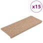vidaXL Alfombrillas autoadhesivas de escalera 15 uds 65x24,5x3,5 cm vidaXL Alfombrillas autoadhesivas de escalera 15 uds 65x24,5x3,5 cm