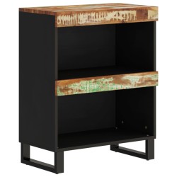 vidaXL Armario auxiliar madera maciza reciclada 60x33x75 cm