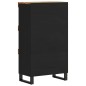 vidaXL Armario auxiliar madera maciza reciclada 60x33x107 cm vidaXL Armario auxiliar madera maciza reciclada 60x33x107 cm