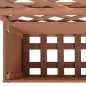 vidaXL Jardinera con enrejado WPC 65x33x135 cm vidaXL Jardinera con enrejado WPC 65x33x135 cm