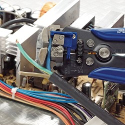 Draper Tools Pelacables automático/engastadora 2 en 1 azul 35385