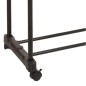 Storage solutions Perchero con dos barras y ruedas 80x42x(90-160) cm Storage solutions Perchero con dos barras y ruedas 80x42x(90-160) cm