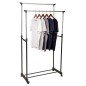 Storage solutions Perchero con dos barras y ruedas 80x42x(90-160) cm Storage solutions Perchero con dos barras y ruedas 80x42x(90-160) cm