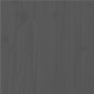 vidaXL Estructura de cama madera maciza gris 150x200 cm vidaXL Estructura de cama madera maciza gris 150x200 cm