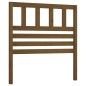 vidaXL Cabecero de cama madera maciza de pino marrón miel 106x4x100 cm vidaXL Cabecero de cama madera maciza de pino marrón miel 106x4x100 cm