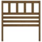vidaXL Cabecero de cama madera maciza de pino marrón miel 106x4x100 cm vidaXL Cabecero de cama madera maciza de pino marrón miel 106x4x100 cm