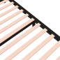 vidaXL Estructura de cama king size madera maciza negro 150x200 cm