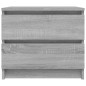 vidaXL Mesitas de noche 2 uds contrachapado gris Sonoma 50x39x43,5 cm vidaXL Mesitas de noche 2 uds contrachapado gris Sonoma 50x39x43,5 cm