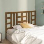 vidaXL Cabecero de cama madera maciza de pino marrón miel 156x4x100 cm vidaXL Cabecero de cama madera maciza de pino marrón miel 156x4x100 cm