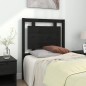 vidaXL Cabecero de cama madera maciza de pino negro 80,5x4x100 cm vidaXL Cabecero de cama madera maciza de pino negro 80,5x4x100 cm